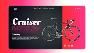 Bicycles Website with Auto Slider using HTML & CSS | How to Make an Animated Website