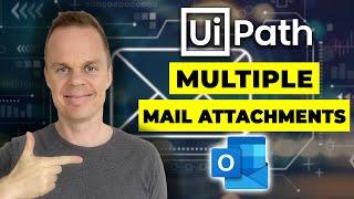 How to attach multiple files to an Outlook mail in Uipath | Full tutorial
