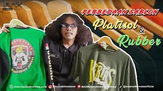 PERBEDAAN SABLON PLASTISOL DAN SABLON RUBBER