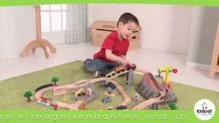 Kidkraft treinbaan met houten rails