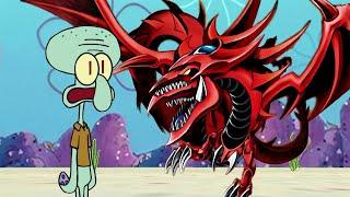 Slifer Destroys Squidward