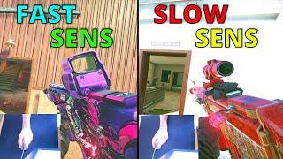 Which SENSITIVITY is BETTER in Rainbow Six Siege?