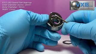 Comparison 15mm inner diameter Sealed Ball Bearing 6202-2RS vs Self Aligning Bearing 2202