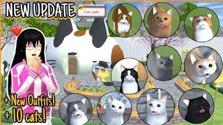 ️NEW UPDATE!! Sakura School Simulator Update!!! NEW CATS  & OUTFITS!!!