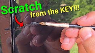 How To Repair DEEP SCRATCH On Your Car (From Key!!!)