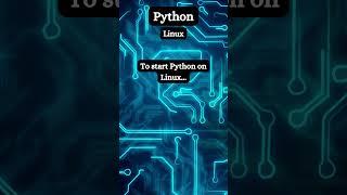 Strart Python on a linux computer