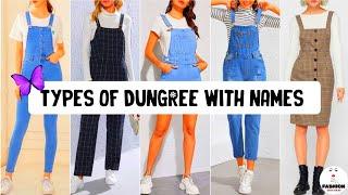 Types of dungarees with names || FASHION CHIT CHAT