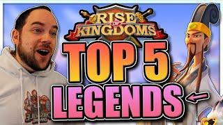 Top 5 open field commanders [Which would you pick?] Rise of Kingdoms