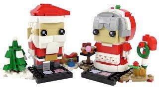 LEGO Brickheadz Santa Claus & Mrs Claus 40274 Review!