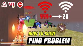 High Ping Problem Free Fire | Free Fire Network Problem Solution | 999+ Ping Free Fire Problem