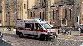 Croce Rossa Italiana - Einsatzfahrt Krankenwagen in Padua