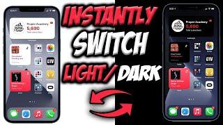 How To INSTANTLY Change Dark and Light Mode Wallpapers on iPhone |  iOS 14 Wallpaper Shortcuts