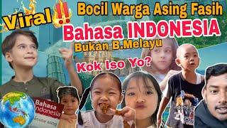 Viral Kembali‼️ Bocil Warga Asing Fasih Bahasa Indonesia, Kok Iso?