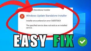 How to Fix Error Code '0x80070424' on Windows 11