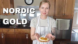 How to Make Almond Ricotta & trying Cloudberry Jam - A taste of Finland 