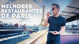 MELHORES RESTAURANTES DE PARIS com PREÇOS - Onde comer na França com vista pra Torre Eiffel?