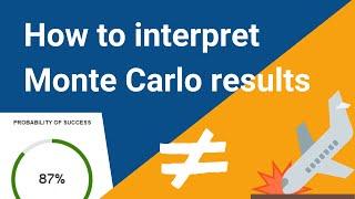 How to interpret Monte Carlo results