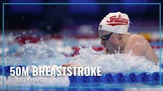 Lilly King Claims Victory in 50M Breaststroke | 2025 TYR Pro Swim Series Westmont