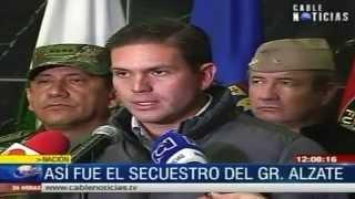 Así fue el secuestro del general Alzate en el Chocó