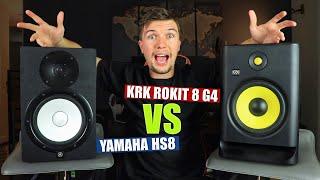 Which Studio Monitors Should You Buy? || Yamaha HS8 VS KRK Rokit 8 G4 Studio Monitor Comparison 2020
