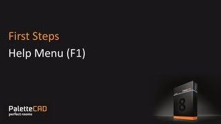 Palette CAD - Help Menu (F1)