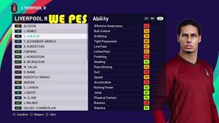 eFootball PES 2021 - Liverpool Player Ratings