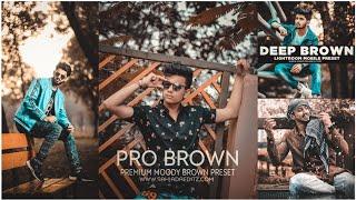 How To Edit Professional Photography | Lightroom  Mobile Dark Brown Preset DNG Preset Download Free