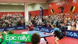 Epic Last Minute Table Tennis Point | Incredible Ping Pong Rally