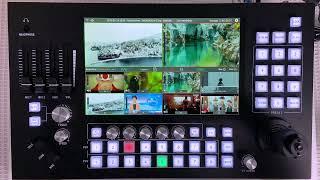 Kato KT-KD30N touch screen NDI switcher with 8 channels NDI input