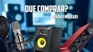 Que MICROFONO y PLACA DE AUDIO comprar para grabar en HOME STUDIO