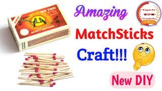 Matchsticks Reuse Idea|How To Reuse MatchSticks|Matchsticks Craft|Experts Of Creativity #94