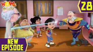 Vir the robot boy | Telugu Stories | Statue Man | Ep 28 | Wow Kidz Telugu | #spot