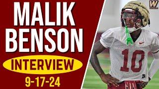 FSU WR Malik Benson Cal Week Interview | FSU Football | Warchant TV #FSU