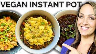 3 Dump and Go Vegan Instant Pot Meals for Busy Days