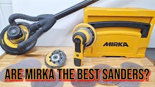 Mirka Creates Perfect Sanders, Every Time. Mirka Deros and Mirka Leros Review.