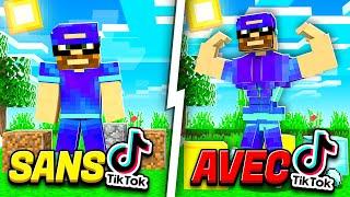 Je teste des HACKS TikTok sur Minecraft !