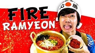 GENKI KEBAKARAN MAKAN FIRE RAMYEON KHAS KOREA - SPICY JOURNEY #4