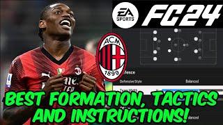 EA FC 24 - BEST MILAN Formation, Tactics and Instructions