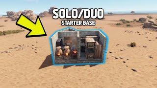 BEST Solo/Duo Starter Base In RUST! - 2x1 Starter Base Design (2021)