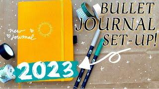 2023 BULLET JOURNAL SET-UP!( beginner friendly)