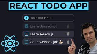 Build a Todo App with React.js | Beginner React Project using hooks
