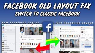 How to switch back to Classic Facebook || switch back to Old Facebook  (100% Working)
