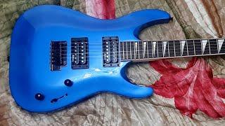 Честный обзор на электрогитару Jackson js22 blue(синий #jacksonguitars #Jackson #электрогитара #rock