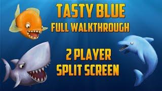 Tasty Blue - FULL WALKTHROUGH | 2 PLAYER SPLIT SCREEN