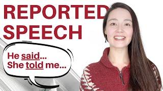 REPORTED SPEECH | INDIRECT SPEECH | DIRECT SPEECH - statements, questions, commands