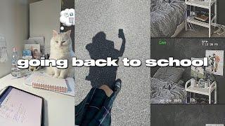 s4 vlog going back to school; lots of studying, snippets of my life