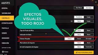 Como Activar los Efectos Visuales ROJO en Free Fire 2023 Actualización