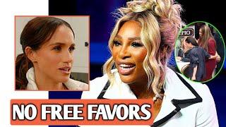 Serena Williams SHUNS Meghan Off As She Tries To Take Advantage Of Williams To Promote Her Show