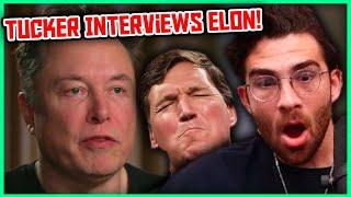 Elon Musk reveals the goal of the new Twitter | Hasanabi Reacts to Tucker Carlson