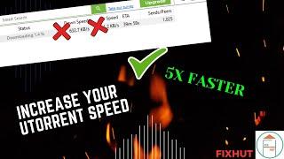 How to increase uTorrent download speed (2023)